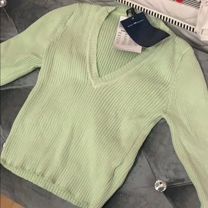 NWT Brandy Melville Baby Green Top